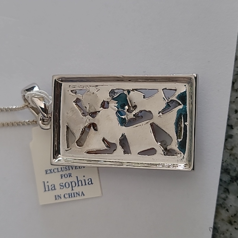 NEW - Lia Sophia Mulit-Stone Necklace - Picture 4 of 12